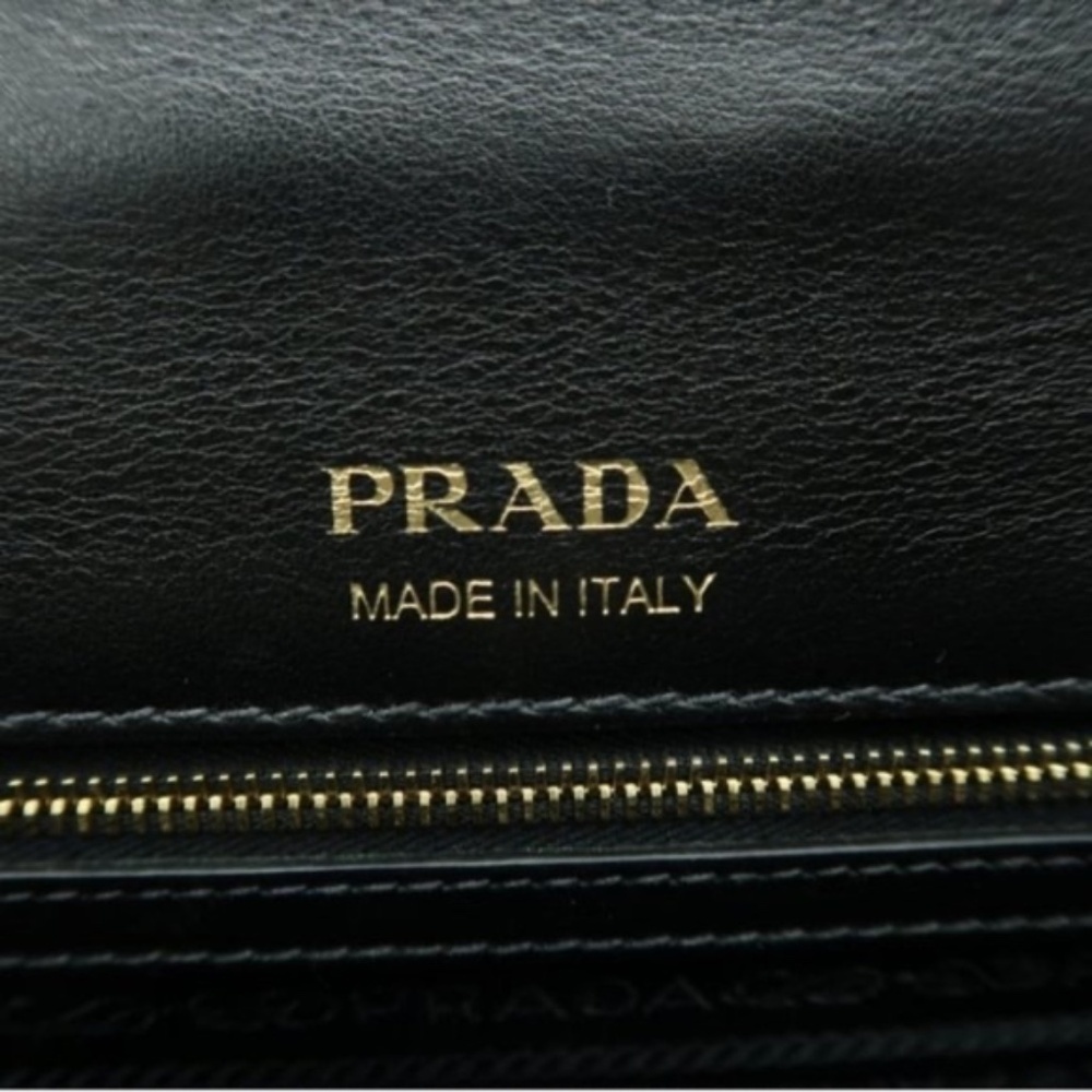 Prada Cahier Ribbon Mulitcolor Leather Shoulder Bag Lux550-100125 - Picture 11 of 13